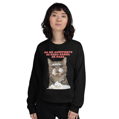 Sudadera Unisex Estampado de Gato "Dulce Travieso" Michilandia | La tienda online de los fans de gatos