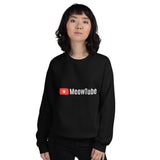 Sudadera Unisex Estampado de Gato "MeowTube" Michilandia | La tienda online de los fans de gatos