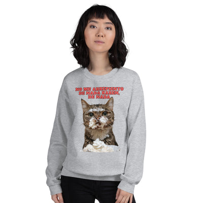 Sudadera Unisex Estampado de Gato "Dulce Travieso" Michilandia | La tienda online de los fans de gatos