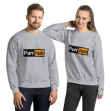 Sudadera Unisex Estampado de Gato "Purr Hub" Michilandia | La tienda online de los fans de gatos