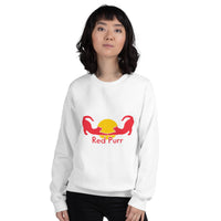 Sudadera Unisex Estampado de Gato "Red Purr Energy" Michilandia | La tienda online de los fans de gatos