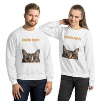 Sudadera Unisex Estampado de Gato "Consulta Curiosa" Michilandia | La tienda online de los fans de gatos