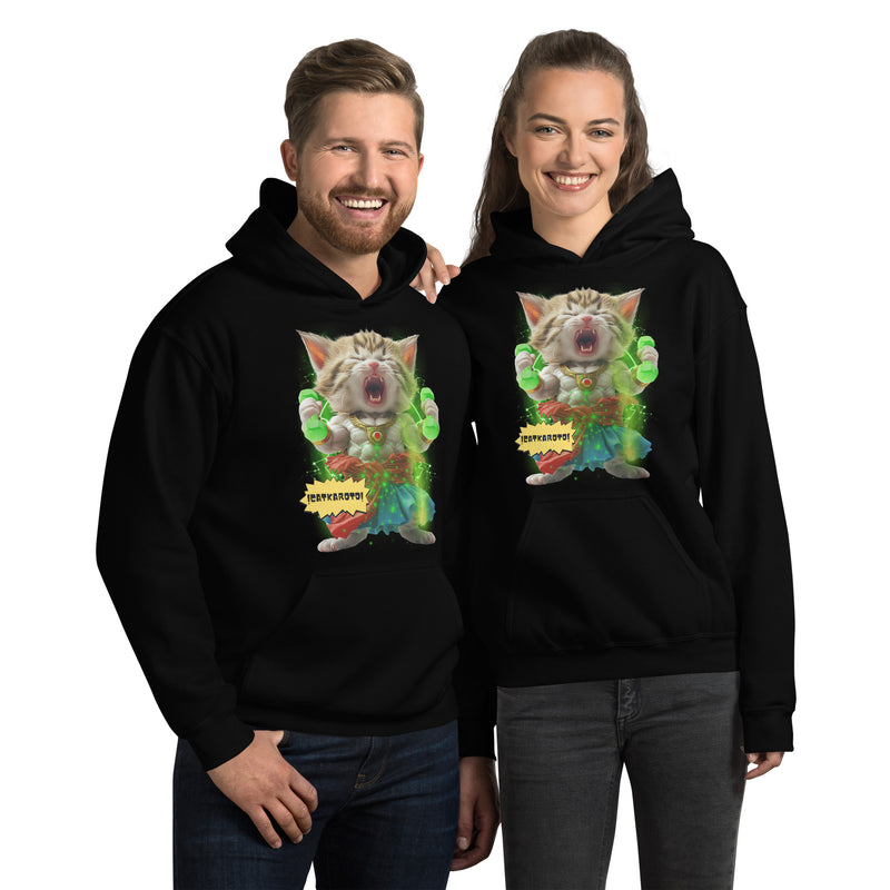 Sudadera con Capucha Unisex Estampado de Gato "Miau Legendario" Michilandia | La tienda online de los fans de gatos