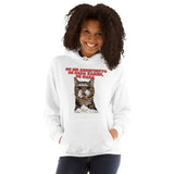 Sudadera con Capucha Unisex Estampado de Gato "Dulce Travieso" Michilandia | La tienda online de los fans de gatos