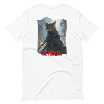 Camiseta Prémium Unisex Impresión Trasera de Gato "Sigilo Supersónico" Michilandia | La tienda online de los fans de gatos