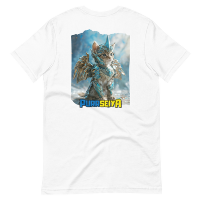 Camiseta Prémium Unisex Impresión Trasera de Gato "Gatito del Zodiaco" Michilandia | La tienda online de los fans de gatos