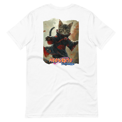 Camiseta Prémium Unisex Impresión Trasera de Gato "Silueta Oculta" Michilandia | La tienda online de los fans de gatos