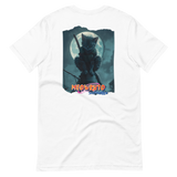 Camiseta Prémium Unisex Impresión Trasera de Gato "Sombra en la Luna" Michilandia | La tienda online de los fans de gatos