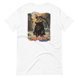 Camiseta Prémium Unisex Impresión Trasera de Gato "Pain Felino" Michilandia | La tienda online de los fans de gatos